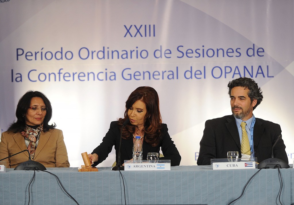 CFK Cerró la XXIII Conferencia de OPANAL 