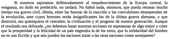 Las consecuencias económicas de la Paz