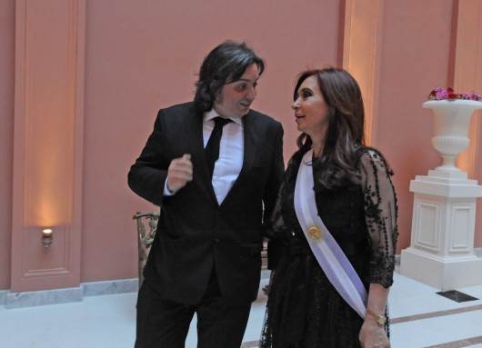 Máximo y Cristina Kirchner