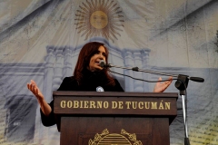 CFK encabezando los festejos por nuestra independencia