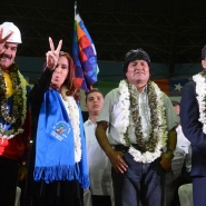 Cristina en reunión de UNASUR, Cochabamba 04 de julio de 2013.