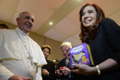 CFK en Río de Janeiro con el Papa Francisco