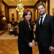 Cristina con Ricky Martin