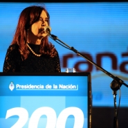 Cristina en Paraná, 25 de junio de 2013.