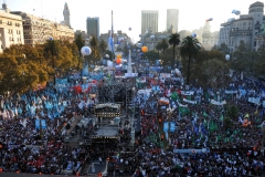 25 de mayo, la plaza de la alegría