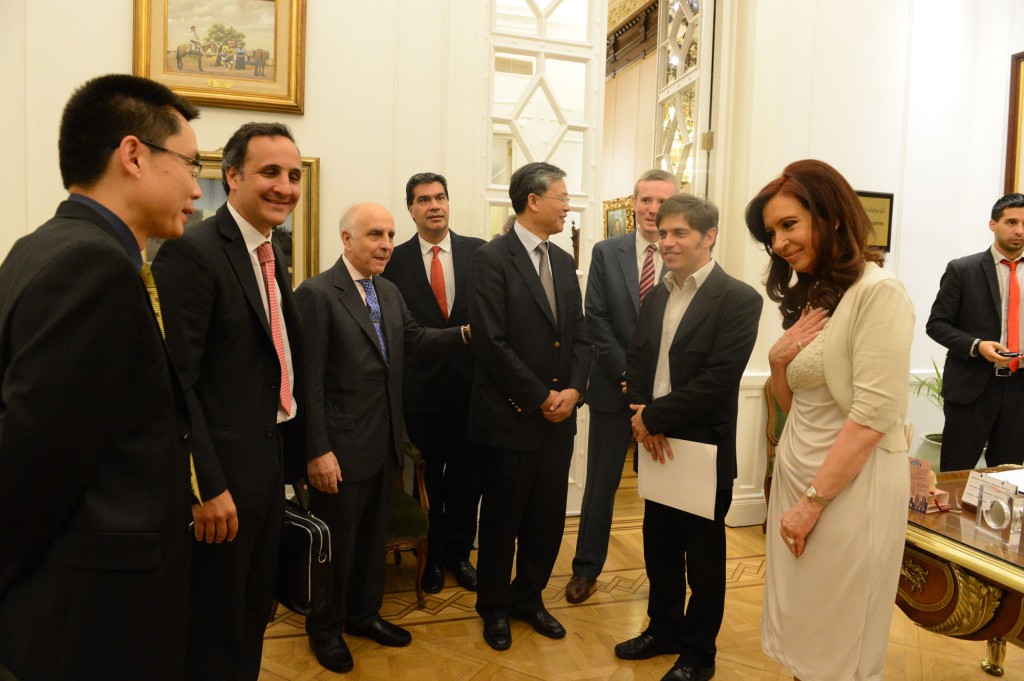 Cristina recibió al titular de la compañía petrolera Bridas, Carlos Bulgheroni, y al CEO de CNOOC International Ltd., Li Fanrong.