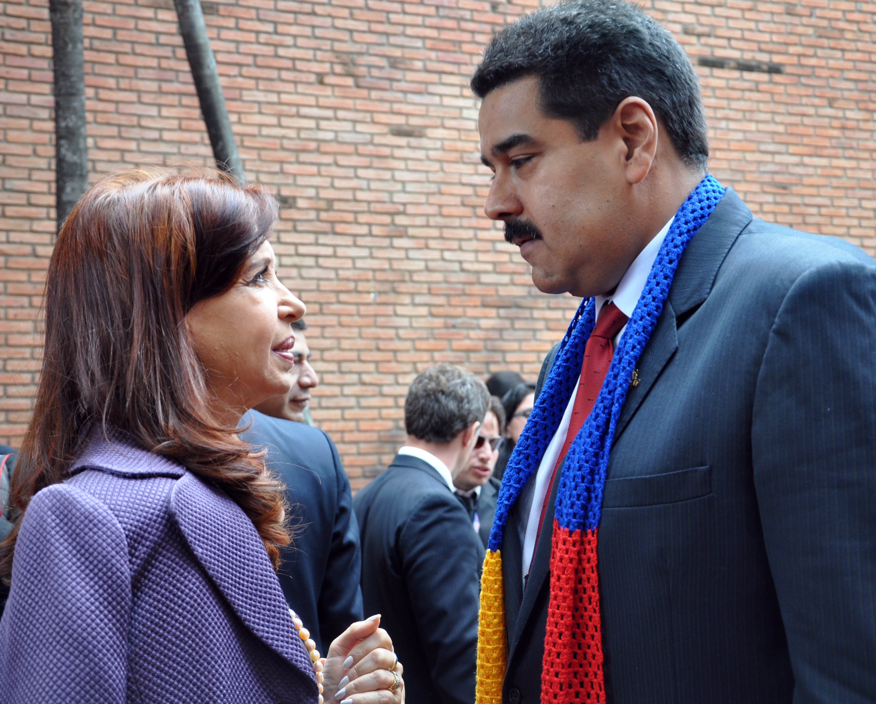 Cristina y Maduro