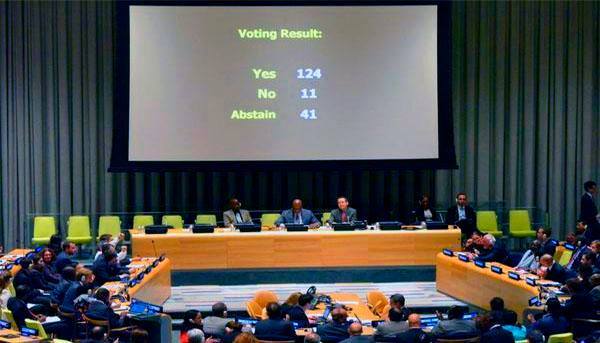 Con 124 votos a favor, la ONU se dispone a aprobar un marco regulador de procesos de reestructuración de deuda.