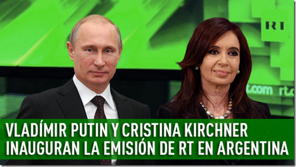 Cristina Kirchner con Vladimir Putin