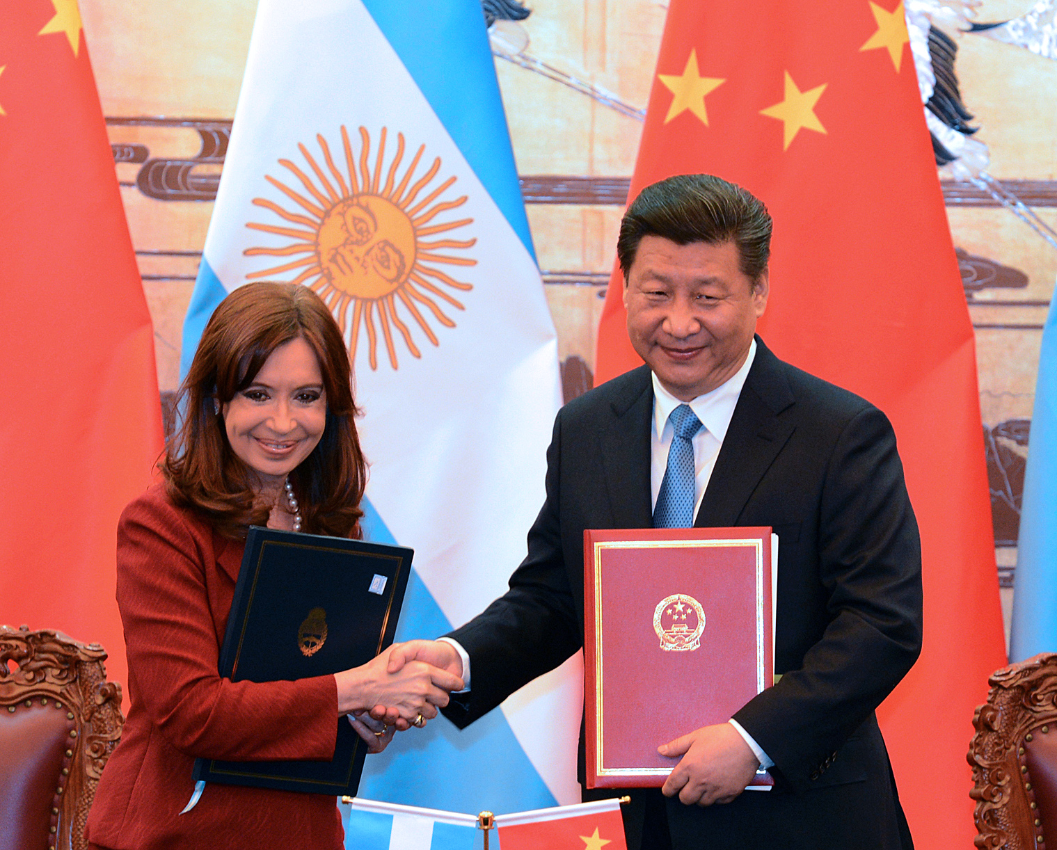 Los mandatarios de Argentina y China firmaron la Declaración para Fortalecer la Asociación Estratégica Integral y convenios de cooperación