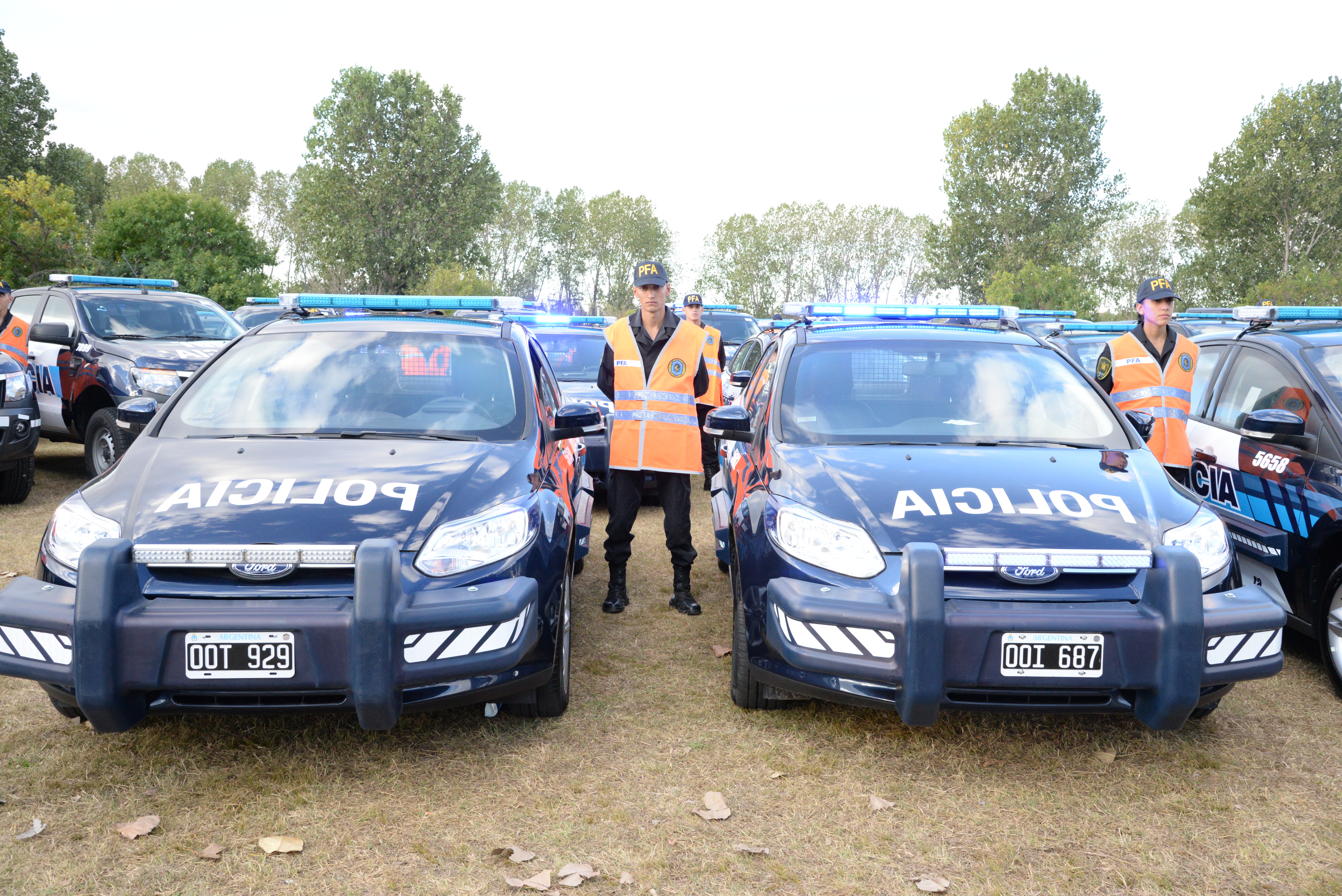 Nuevos patrulleros, motos y camionetas para la Policía Federal