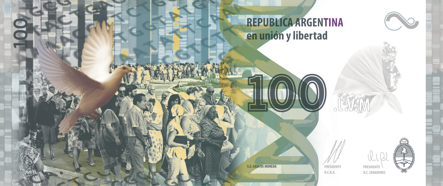 Se emitirá un billete de 100 pesos en homenaje a las Madres y Abuelas de Plaza de Mayo