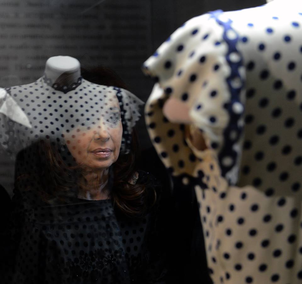 Cristina recorrió la muestra del Museo Evita en el Museo de Historia de Moscú.