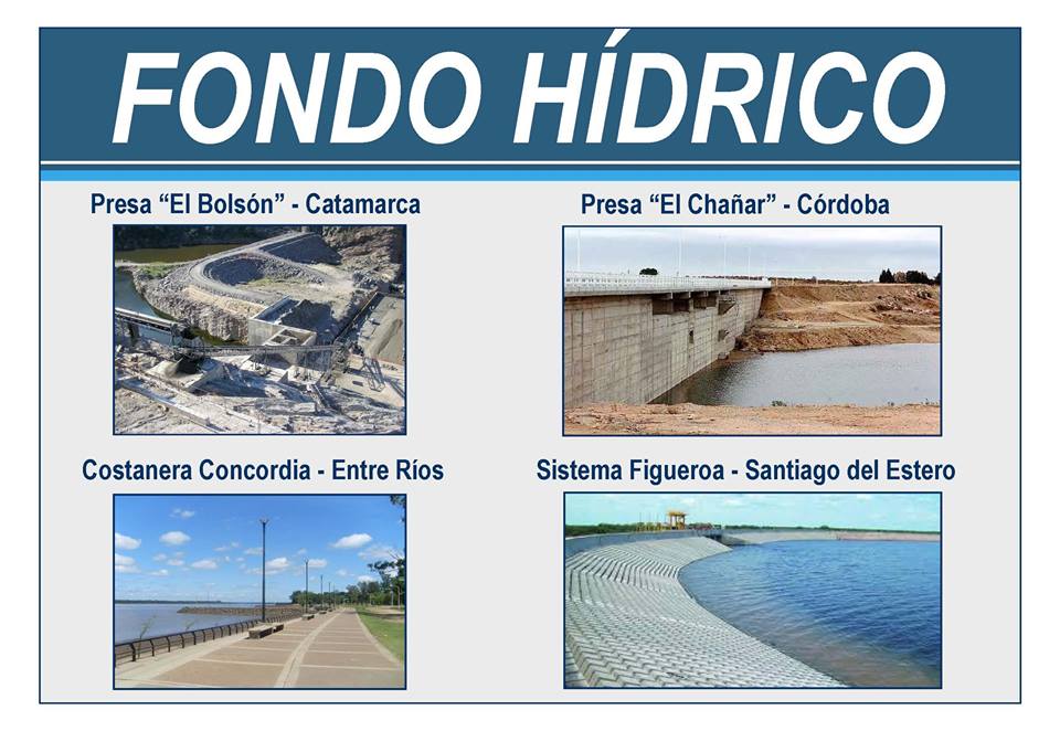 Obras hídricas y de saneamiento 2003-2015 