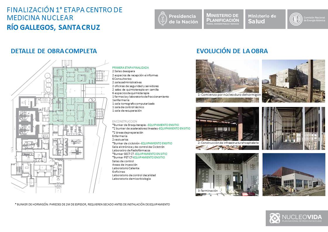 En Rio Gallegos inauguramos la 1° etapa del Centro de Medicina Nuclear 