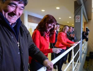 Cristina Fernandez de Kirchner Cristina le habló a la militancia en Río