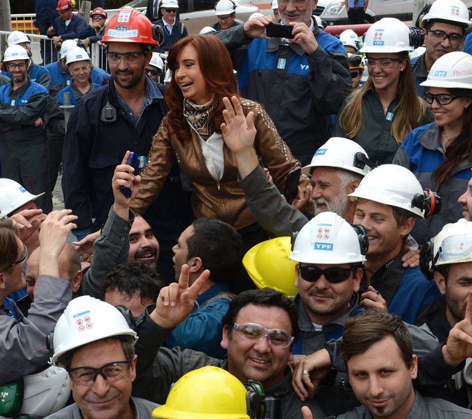 Cristina Kirchner en YPF