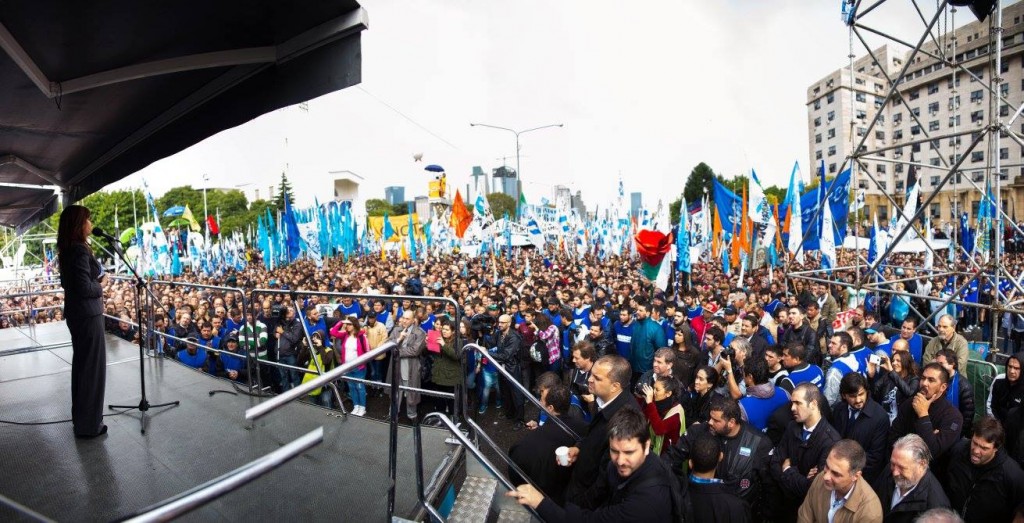 Cristina en Comodoro Py