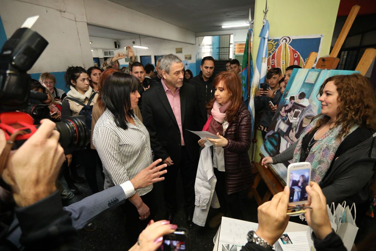 Cristina Kirchner en Avellaneda.