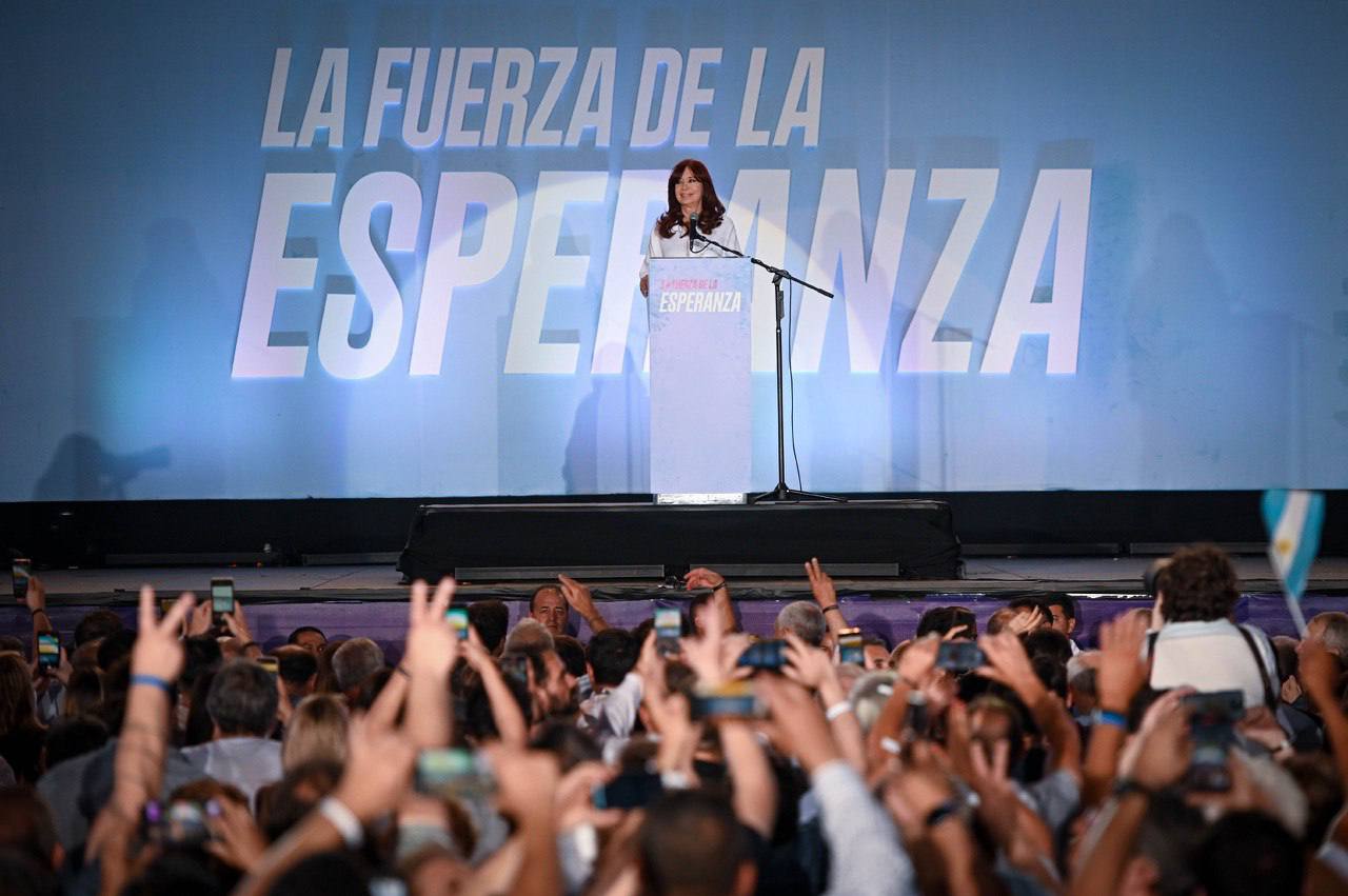 Cristina Fernandez de Kirchner Día de la Militancia en el Estadio Diego ...